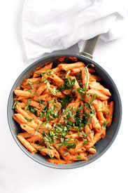 Tomato Basil Cream Pasta Recipe Well Vegan Recipe Pasta Dishes Vegan Pasta Recipes Pasta Recipes