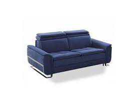 Canapé lit 3 places en tissu coton disponible en plusieurs coloris. Canape Convertible Italian Spirit Canape Lit Morelia Convertible 140cm Rapido Matelas 15cm Nubucka Bleu Nuit Darty