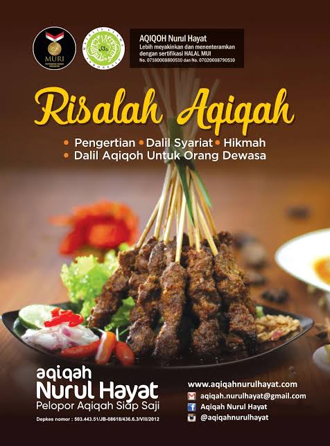 Cover Risalah Aqiqah Hukum Seputar Pelaksanaan Aqiqah Nurul Hayat Indonesia