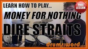 Money For Nothing Dire Straits Free Video Drum Lesson How To Play Solo Terry Williams Youtube