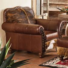 Vaquero Club Chair Western Furniture Leather Furniture Rustic Furniture