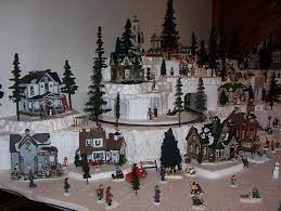 Styrofoam Displays Christmas Villages Christmas Village Display Diy Christmas Village Christmas Village Sets