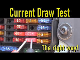 the best way to perform a parasitic draw test youtube