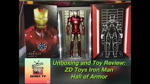 If you are building a full hall of armor this. Unboxing And Toy Review Zd Toys Iron Man Hall Of Armor Youtube