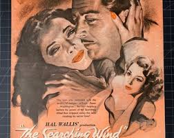 George Raft in Mr. Ace 1946 Film Noir Vintage Movie Ad With Sylvia Sidney