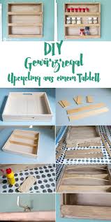 Diy Gewurzregal Upcycling Aus Einem Tablett Bucherregal Diy Gewurzregal Upcycelte Mobel