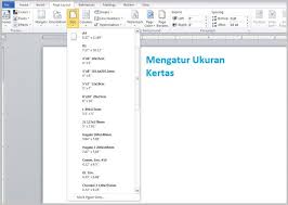 Cara Mengatur Ukuran Kertas Pada Microsoft Word 2010 Halaman All Kompasiana Com
