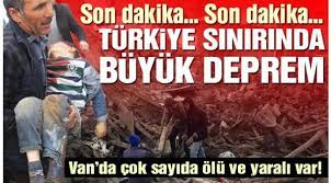 Afad ise depremin büyüklüğünü 3.6 olarak açıkladı. Van Da Deprem De 8 Vatandasimiz Oldu 21 Yaralimiz Var Bakirkoy Gazetesi