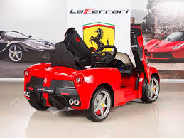For those sound aficionados, there is an mp3 port and volume button for playing tunes. Ferrari Electric Ride On Car Luxury Cars For Kids