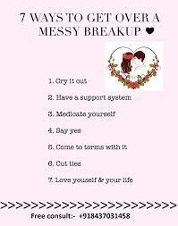 7 Ways To Get Over The Messy Breakup +918437031458 | Breakup, After Break Up,  Long Term Relationship Breakup