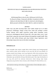 Aspek lain yang turut dikaji ialah berkaitan dengan bentuk pengurusan masa yang diamalkan serta persepsi mereka tentang bentuk pengamalan pengurusan masa yang berkesan. Doc Seminar Usrah Pengurusan Masa Suami Berkerjaya Docx Khairul Azhar Adib Academia Edu