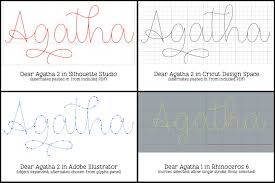 Votes, rated based on results identification. Dear Agatha A Single Line Hairline Pen Quill Font Duo 305023 Monoline Font Bundles