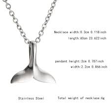 Wholesale 2019 Mens Women Fashion Hip Hop Whale Single Tail Titanium Steel Necklace Hanging Ornament 9513d Fashion Jewelry Locket Necklace From