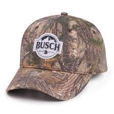 New Authentic Camo Busch Beer Hunting Cotton Hat Logo Realtree Bud Light Orange Ebay Cotton Hat Light Orange Busch Light