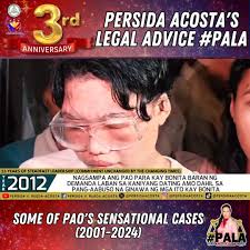 SOME OF PAO's SENSATIONAL CASES (2001-2024)