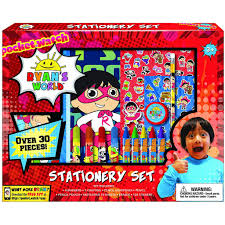 Gus goes tcamping, fishing, and other fun pretend play adventures! Ryan S World Coloring Art Set For Boys And Girls With Stickers Pencil Pouch Ryan Shopee Malaysia