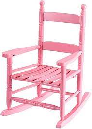 Best selection of discovery wooden rocking chair on terest painted childs princess zebra pink. Blessing2220 Classic Kids Rocking Chair Porch Rocker Indoor Or Outdoor Suitable For 1 To 4 Years Old Wood Pink Mebel