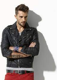 Rafael Lazzini Trendy Mens Hairstyles Leather Jacket Men Mens Outfits