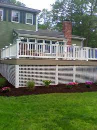 Deck Skiirting Ideas At Ginaroma Latticeworks We Can Create The Perfect Lattice Design For Your Home Gazebo Construct Deck Skirting Diy Deck Building A Deck