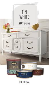 Give Old Furniture A New Style With A Little Help From Behr Chalk Style Paint In Tin White Just Take This Up Upcycle Dresser Redo Furniture Furniture Makeover