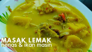 Masak lemak ikan sepat nenas udang geragau goreng. Resepi Masak Lemak Nenas Ikan Masin Youtube