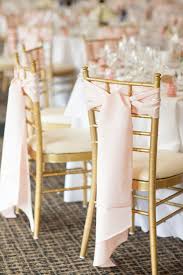 Gold Chiavari Chairs With Blush Sash Ties Gold Chiavari Chairs Pastel Wedding Theme Pink Sash