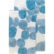 Towels & washcloths └ bathroom accessories └ bath └ home, furniture & diy all categories antiques art baby books, comics & magazines business, office & industrial cameras & photography cars, motorcycles & vehicles clothes. Chesapeake Pebbles 2 Pc Aquamarine Bath Rug Set 21 X34 24 X40 Walmart Com Walmart Com