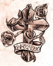 Such cross tattoos would look good on chest, stomach or rib cage. Pin On Tattoos