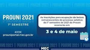 Como fazer inscrição prouni 2021? Prouni Abre Inscricoes Para Vagas Remanescentes Em Maio Vale A Pena Participar