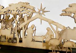 True, we may not know exactly what the historical stable. Wooden Nativity Set Christmas In Africa Elsje Design Decor Studio
