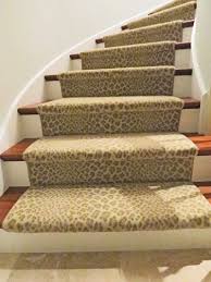 Looking for stair carpets and runners? Upholstered Or Hollywood Style Attached Under Stair Tread Stair Runner Animal Print Stair Runner Stairs
