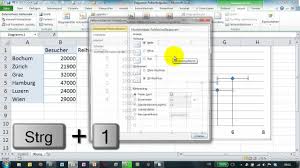 Excel 285 Datenpunkte Im Diagramm Beliebig Anordnen Xy Goes Saulendiagramm Youtube