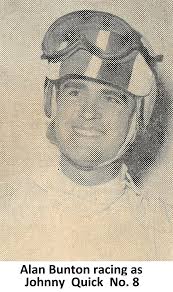 Alan Bunton racing as Johnny Quick No. 8