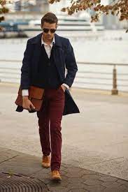 Check spelling or type a new query. Pantalon Chino Bordeaux Porte Avec Un Pardessus Bleu Marine Pantalon Bordeaux Homme Pantalon Bordeaux Mode