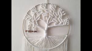 Makrome Agac Yapimi Macrame Tree Dekorasyon Elisleri Hayat Agaci Agac