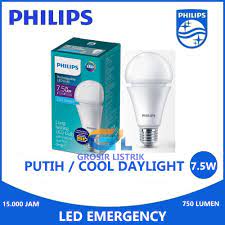 Perbandingan lampu led philips 13w 14.5w 19w lampu led yang efisien lux vs lumen hargahargalampu led philipshargahargalampu led philipssudah terjangkau. Lampu Emergency Philips Led 7 5w Putih Cool Daylight Rechargeable Emergensi Cas 7 5 Watt 7 W Ori Shopee Indonesia