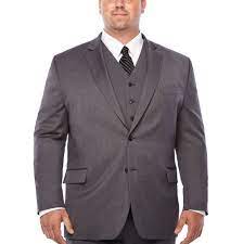 Stafford Classic Fit Stretch Suit Jacket Portly Size 58 Prtr 60 Prtr Med Grey Ebay In 2021 Big And Tall Suits Tall Men Clothing Suit Jacket