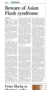 In My Opinion This Is An Example Of A Bad Article Layout And Design From The Straits Times Static And Boring Newspaper Design Newspaper Layout Asian Flush