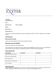 49 Free Job Description Templates Examples Free Template Downloads