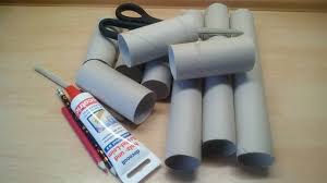 Darüber kommt dann eine weitere schicht nach selbem. Burg Aus Klorollen Basteln How To Make A Toilet Paper Roll Castle Steemit