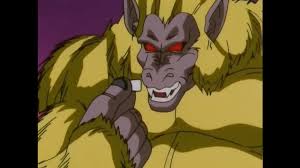 Golden Oozaru Goku Goku Goku And Vegeta Great Ape
