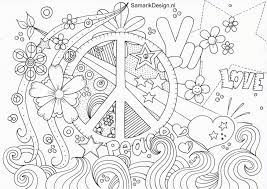 Kleurplaten Graffiti Peace