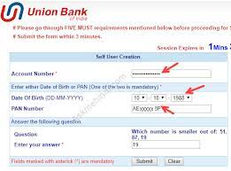 Must be unique (the customer id of provided account). Activation Union Bank Of India Internet Banking Askmehindi