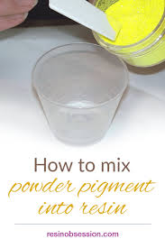 How To Mix Powder Pigment Into Resin 2 Easy Options Resin Obsession Resin Crafts Resin Diy Diy Resin Crafts