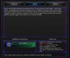 There are new options for player characters in here and they aren't just ways of making things from the game (i don't think). Jack Character Classes Torment Tides Of Numenera Game Guide Gamepressure Com