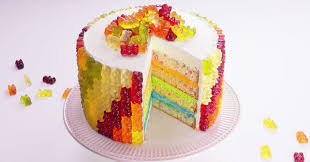 Pin By Kopal Joshy On Diy In 2020 Gummy Bear Cakes Fun Desserts Cake
