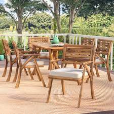 Each vessel is held in place with a twisted wire of black powder coated metal. Bravich 6 Piece Outdoor Dining Set Steel And Textilene Black Garden Patio Set 6pc Table Chair Parasol Set Garden Furniture Sets Co Garden Outdoors