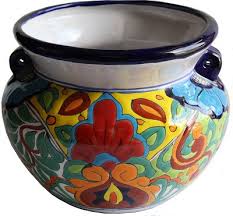 Our product line includes ceramic pots, bonsai pots, orchid pots, concrete statuary, chimineas, flags, tiki bars, mexican wall art, outdoor planters, talavera pots, talavera statuary. Fine Crafts Imports Big Rainbow Ceramic Mexican Pot Buy Online In Faroe Islands At Faroe Desertcart Com Productid 14376978