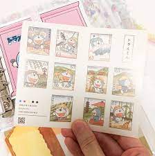 tokyo stationery selection on instagram managed to restock 63jpy doraemon stamps we ll use them for sending our ord japanese stationery stationery doraemon