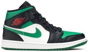 Jordan Air Jordan 1 Mid Black Green White Australia Air Jordan 1 Mid Pine Green Air Jordan 554724 067 Goat